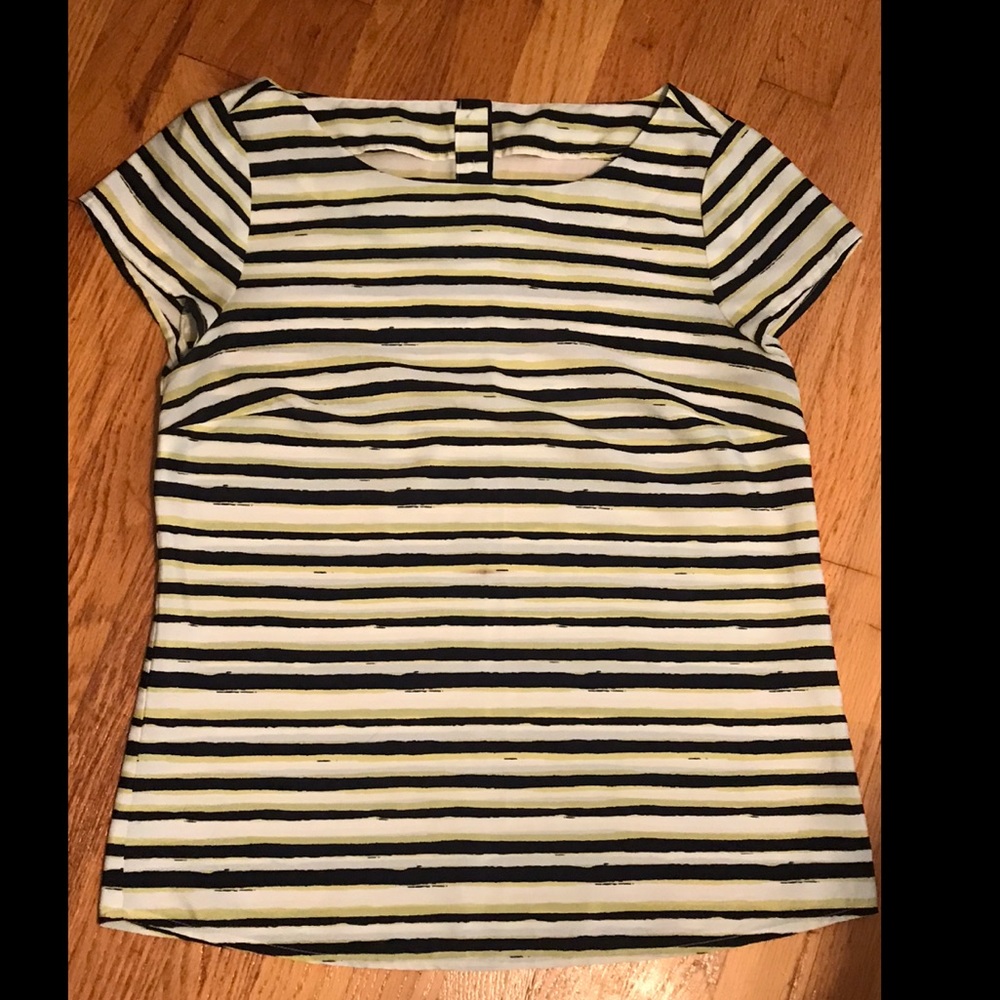 EUC: Navy/Yellow Blouse